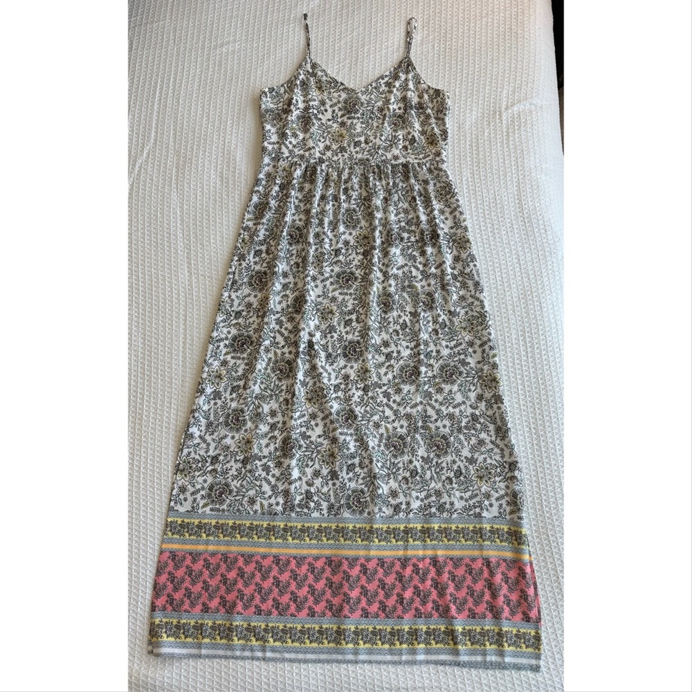 NWT LOFT outlet floral print maxi dress